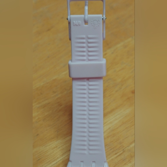 Swatch Guimauve (P148) Pink shiny case and dial gold tone 3 hand movement - Picture 5 of 12